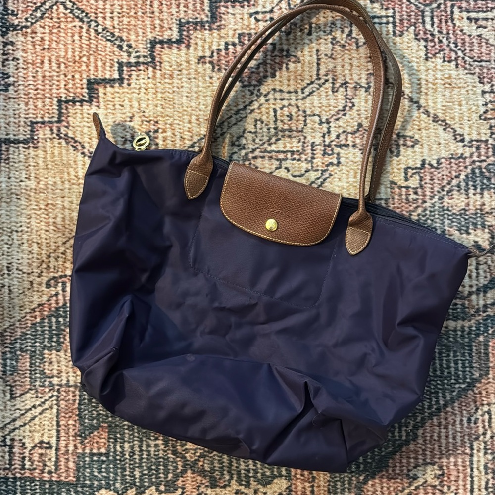 Navy Longchamp Bag